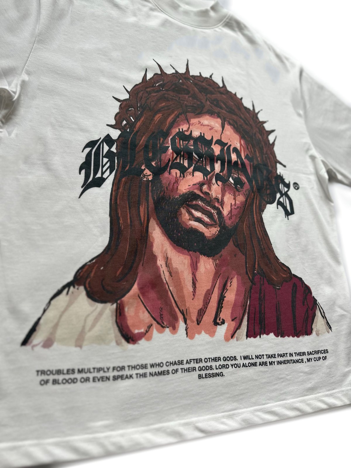 Image of BLE$$ING$®️ NO IDOL GODS TEE  250GSM