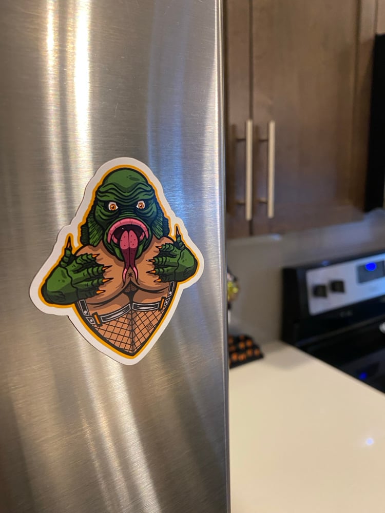 Hungry Creature Fridge Magnet