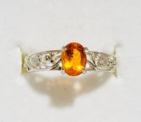 Image 3 of Mexican Fire Opal Vintage Style Ring | Size 7 Ring