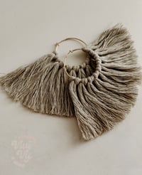 RTS Macrame Fringe Earrings -#2