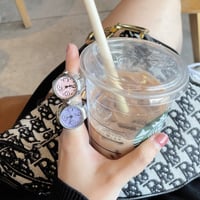 Image 4 of New Ring Watch Hot Selling Creative Circular Dial Alloy Shell Finger Couple Men And Women