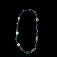 Image 2 of Art Glass Boho Beaded Necklace