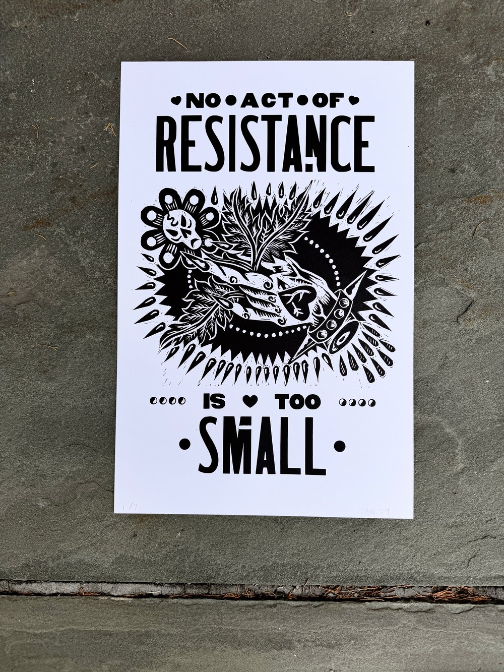 Act of Resistance Print