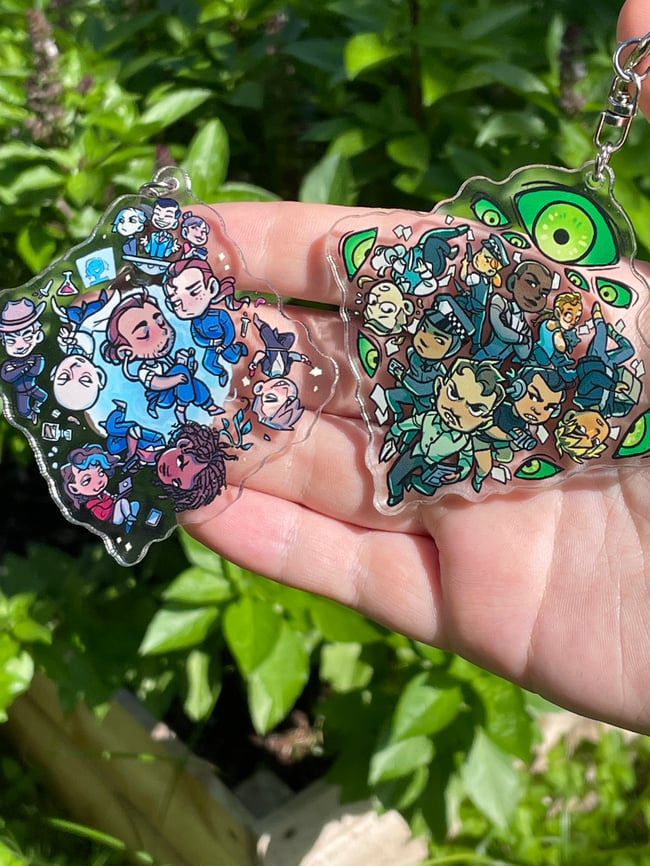Podcast Acrylic Keychains