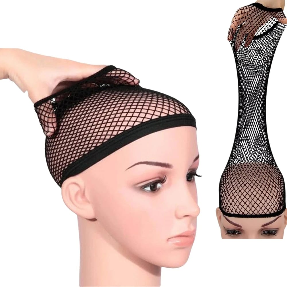 Image of G&T Wig Black Mesh Wig Cap Net, Closed End Hair Mesh Net, Liner Weaving Caps for Women, Men, Kids, W