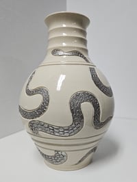 Image 3 of Vase 11 - 3 Silver snakes