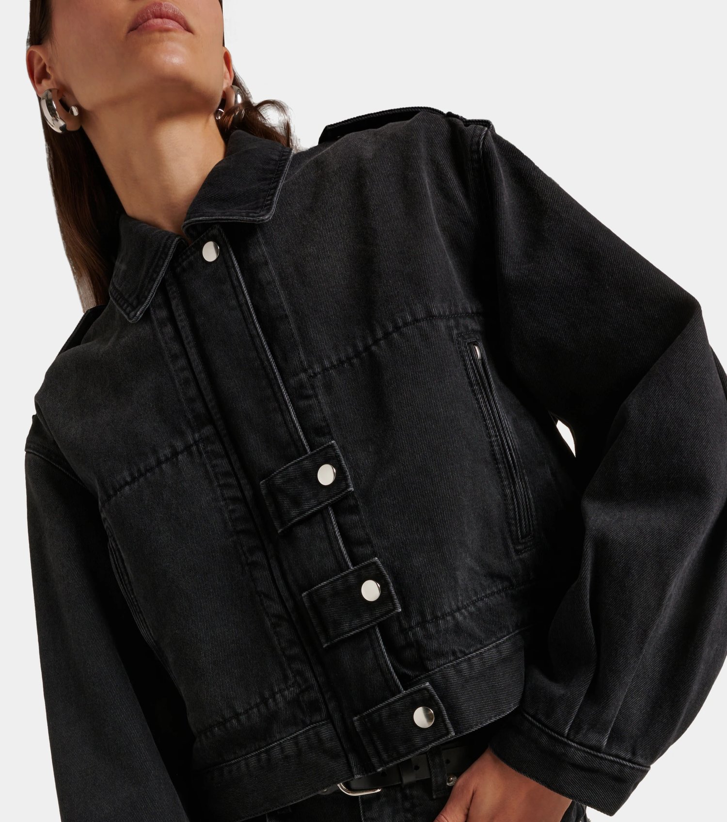 Image of ISABEL MARANT ETOILE JULIE DENIM JACKET