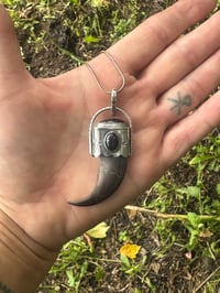Image 4 of Large Black bear claw pendant 2