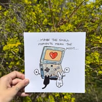 Small Moments (7x7 art print)