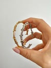 SOLID BARBED WIRE BANGLE 