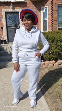 Image 8 of Gray Jogget set 