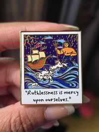 Image 1 of Poseidon Enamel Pin + Print | Epic The Musical 