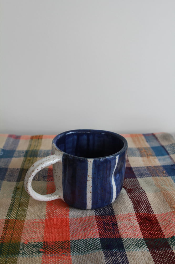 Image of Striped Mug - Midnight 