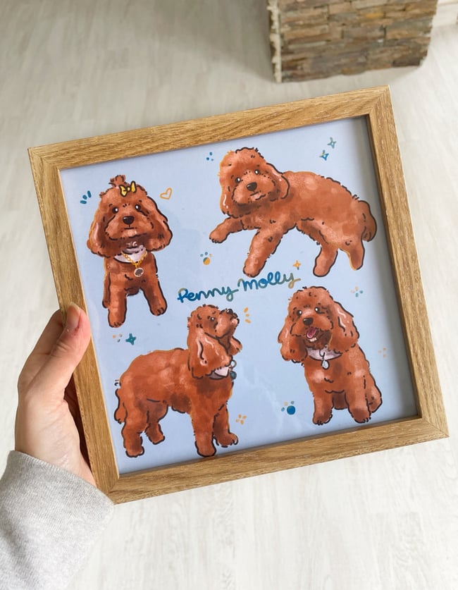 Retrato cartoon grupo