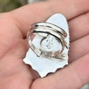 Image 5 of Silver Sheen Obsidian Handmade Sterling Silver Bat Ring