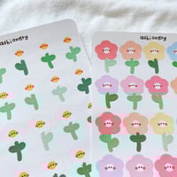 Image 2 of Stemmed floral stickers