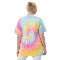 Image 2 of Oversized tie-dye t-shirt