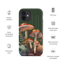 Image 11 of Colorful Mushroom Watercolor Mycology Nature Whimsical Tough Case for iPhone®