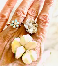 Image 4 of OPAL FLOWER RING