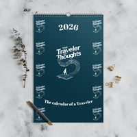 Image 3 of The Calendar of a Traveler 2026 - Blue Edition
