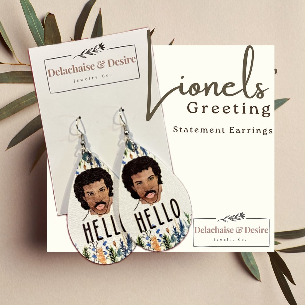 Image of Lionel’s Greeting statement earrings 