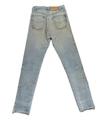 Image 4 of LEATHER SPLIT JEANS