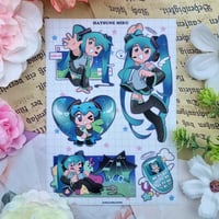 Image 4 of Selection of Sticker Sheets (Death Note, Frieren, Dr Stone, Hatsune Miku)