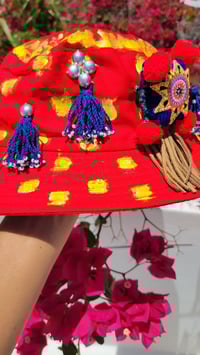 Image 3 of Red Cosmic Cap