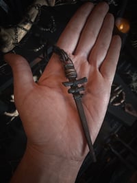 Large coffin nail & bones 