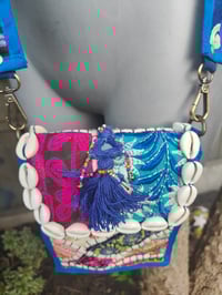 Image 3 of Jaz min cross body bag and coin purse- Blue 2