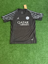 Image 1 of     Paris Saint‑Germain Black Jordan Edition Jersey – O. Dembélé #10