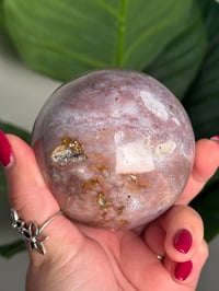 Image 5 of PURPLE SEA JASPER SPHERE -MADAGASCAR-
