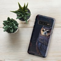 Image 2 of Baroque Style Gothic Inspired Owl Oil Painting Tough case for Samsung®