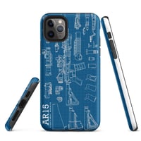 Image 4 of AR15 BLUE Tough Case for iPhone®