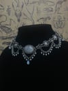 Magic Moonstone Chainmail Choker 