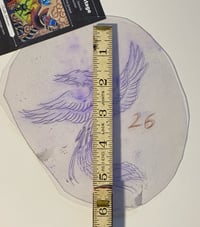 Image 2 of Malone Stencil Phoenix Vintage Acetate 6”