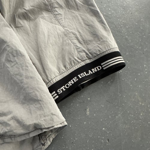 Image of SS 2005 Stone Island Spellout Overshirt, size medium