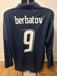 Image 3 of Tottenham Hotspur "BERBATOV 9" 2007/08 Away Long Sleeve Shirt + UEFA patch (L)