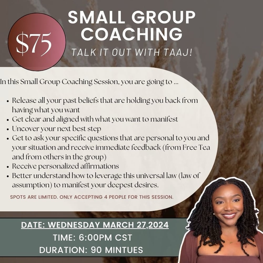Image of Small Group Coaching-MAR 27th