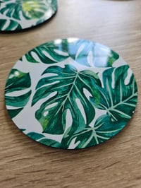 Image 3 of Monstera Coasters - 4 pack