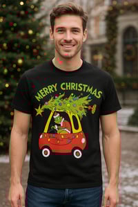 Image 2 of Dtf heat transfer Christmas theme for matching t shirts