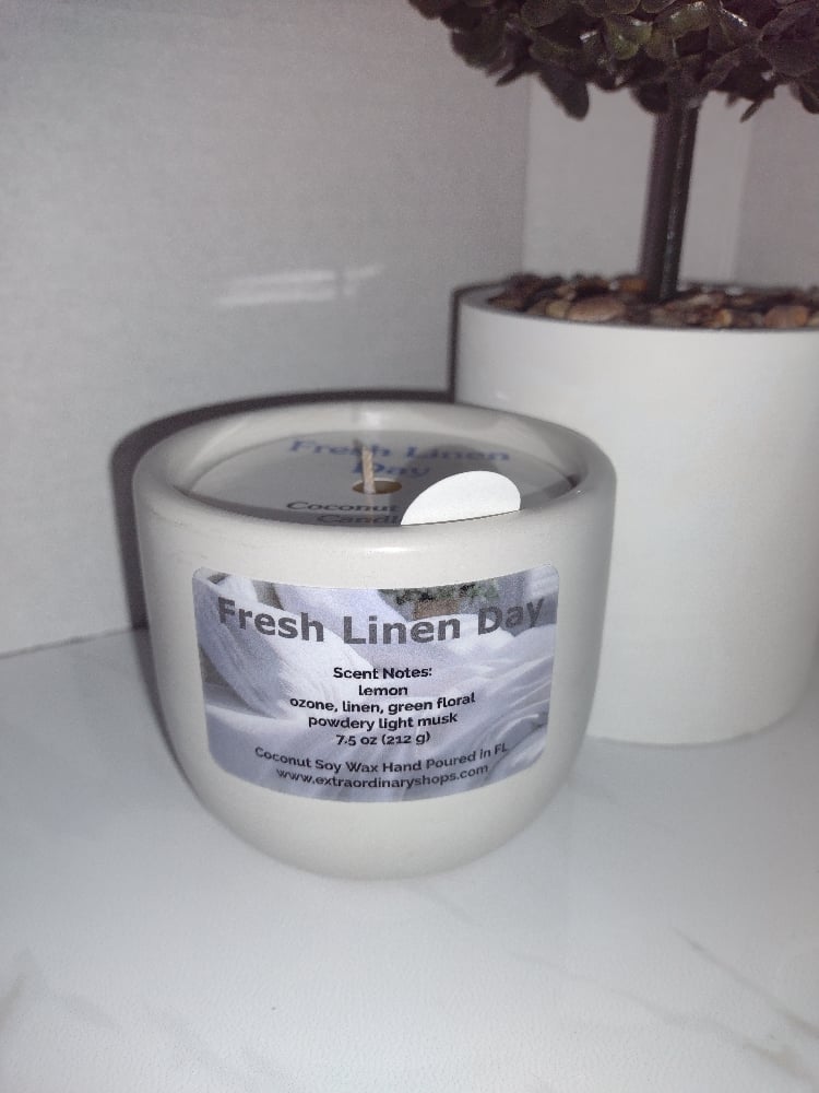 Image of Coconut Soy Candle 7.5 oz