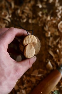 Image 1 of   Penny Bun Mushroom Pendant 