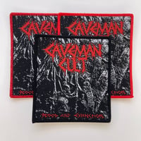 Caveman Cult - Blood And Extinction Woven Patch