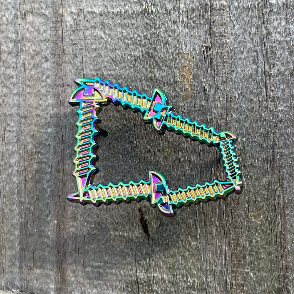 Image of Iridescent screwera pin