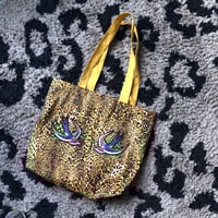 Image 1 of Leopard Swallows Large Bag