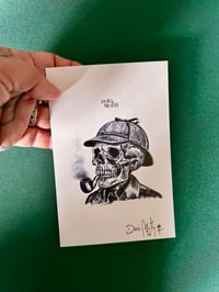 Postal Cráneo de Sherlock