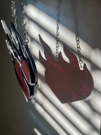 Image 2 of goth burning heart