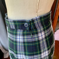 Image 8 of Straven England Plaid Pleated Skirt Medium