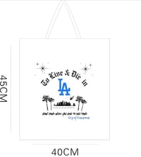 Image 5 of To Live & Die in LA Tote (Beige)